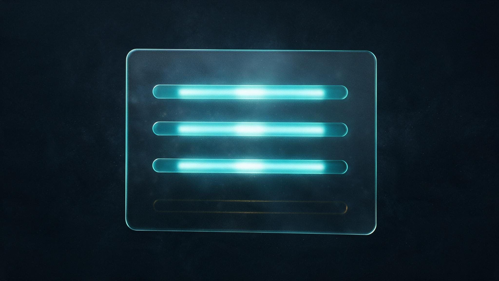 A glass form with three visible input rows and a fourth, nearly invisible one: the field only bots fill in