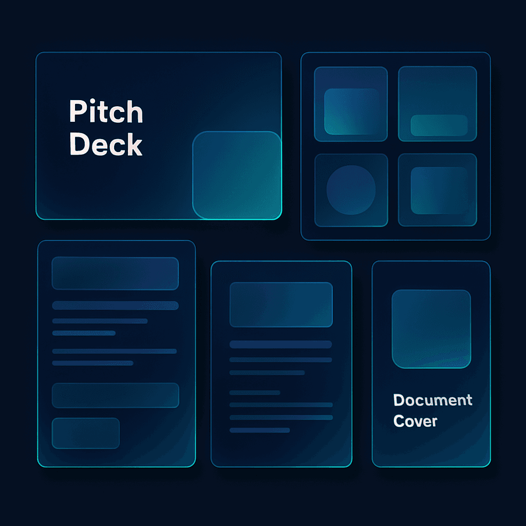 On-brand template kit across formats