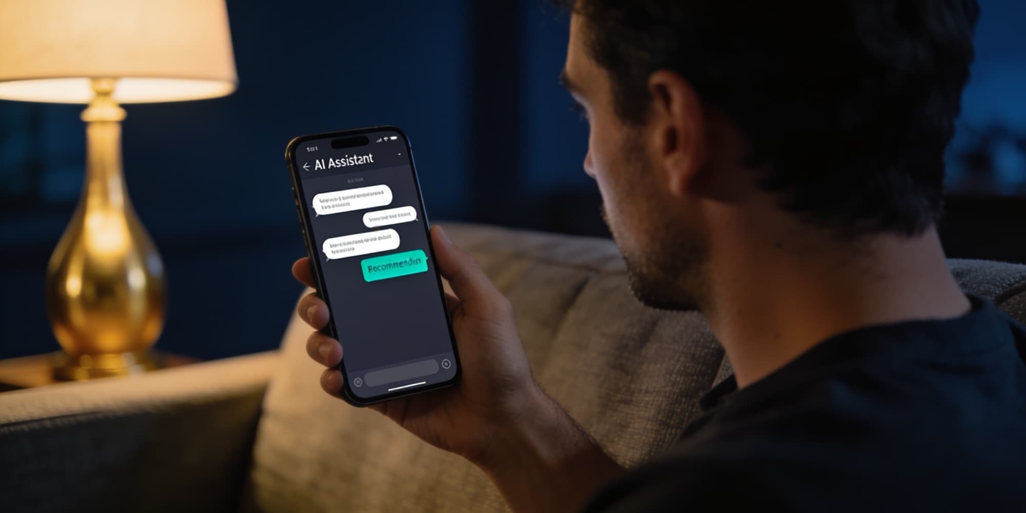 Buyer asking an AI assistant for a recommendation and seeing the business appear in the answer