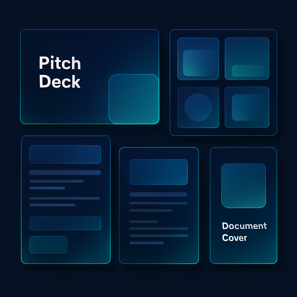 On-brand template kit across formats